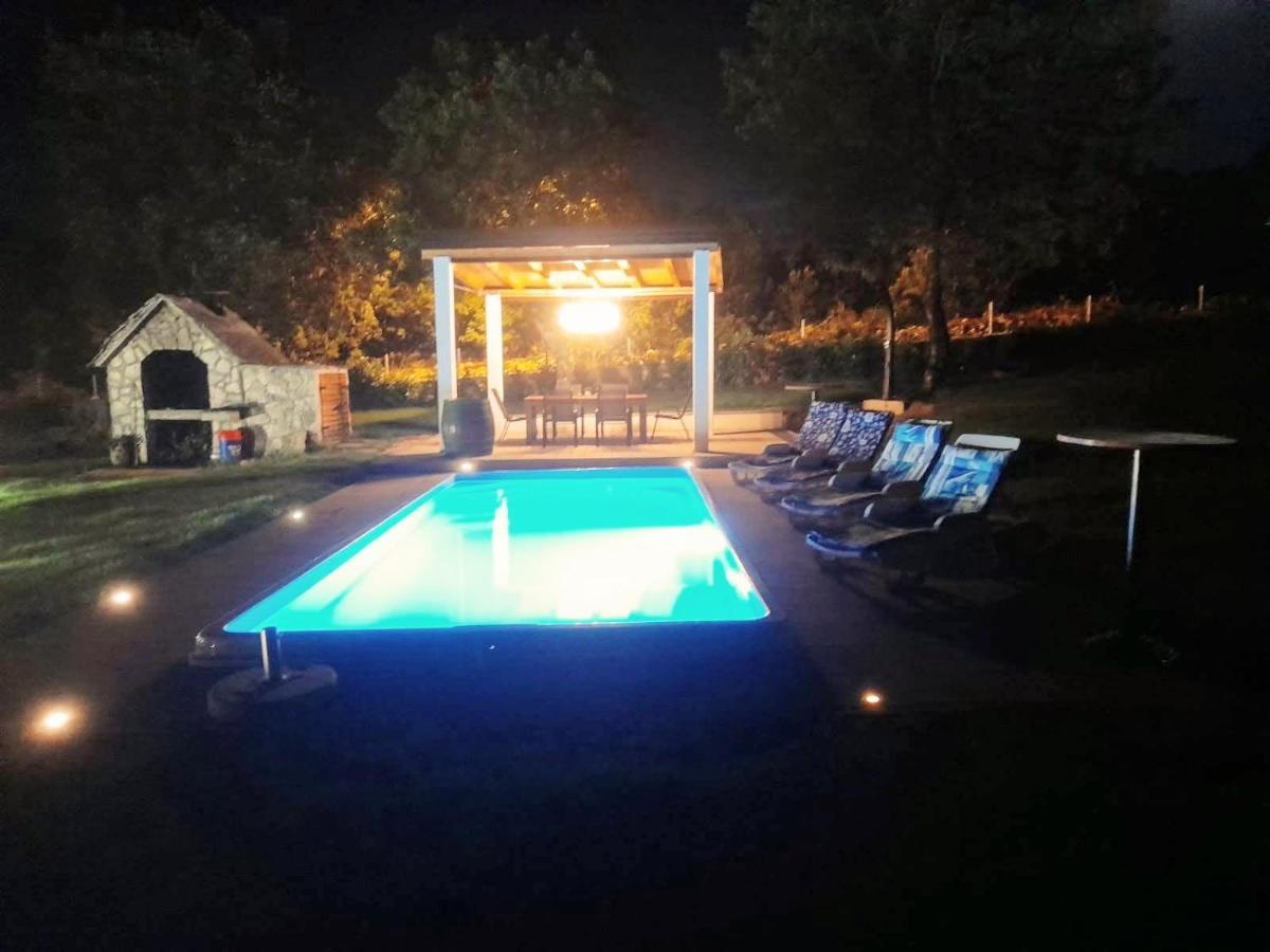 Villa Marie With Pool, Two Bedrooms For 4+2Kids Cavoglave Esterno foto