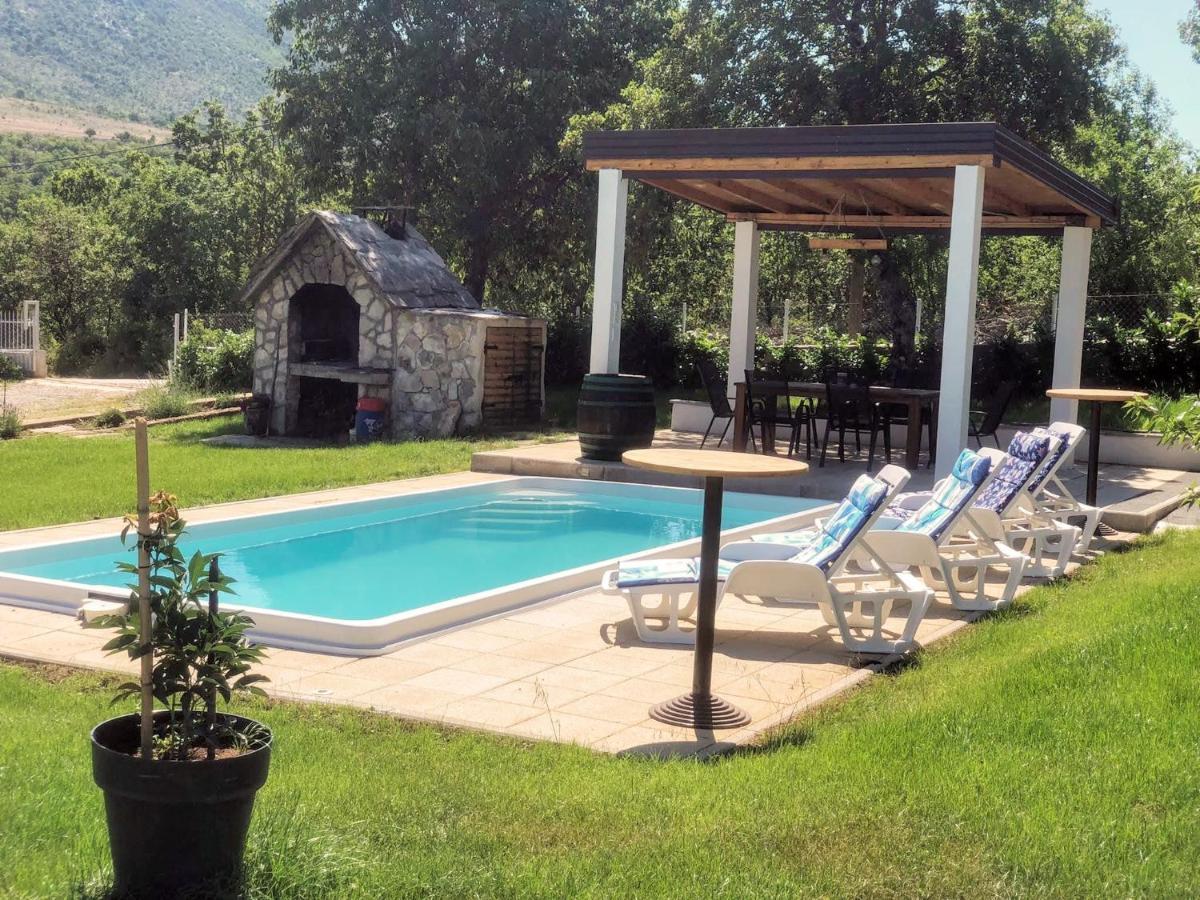 Villa Marie With Pool, Two Bedrooms For 4+2Kids Cavoglave Esterno foto